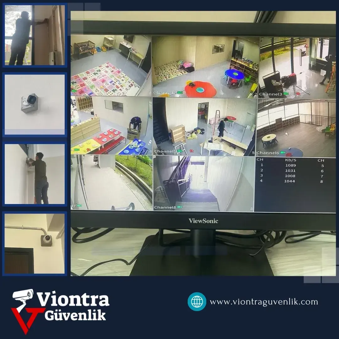 Ana Okuluna Güvenlik Kamera Montajımız