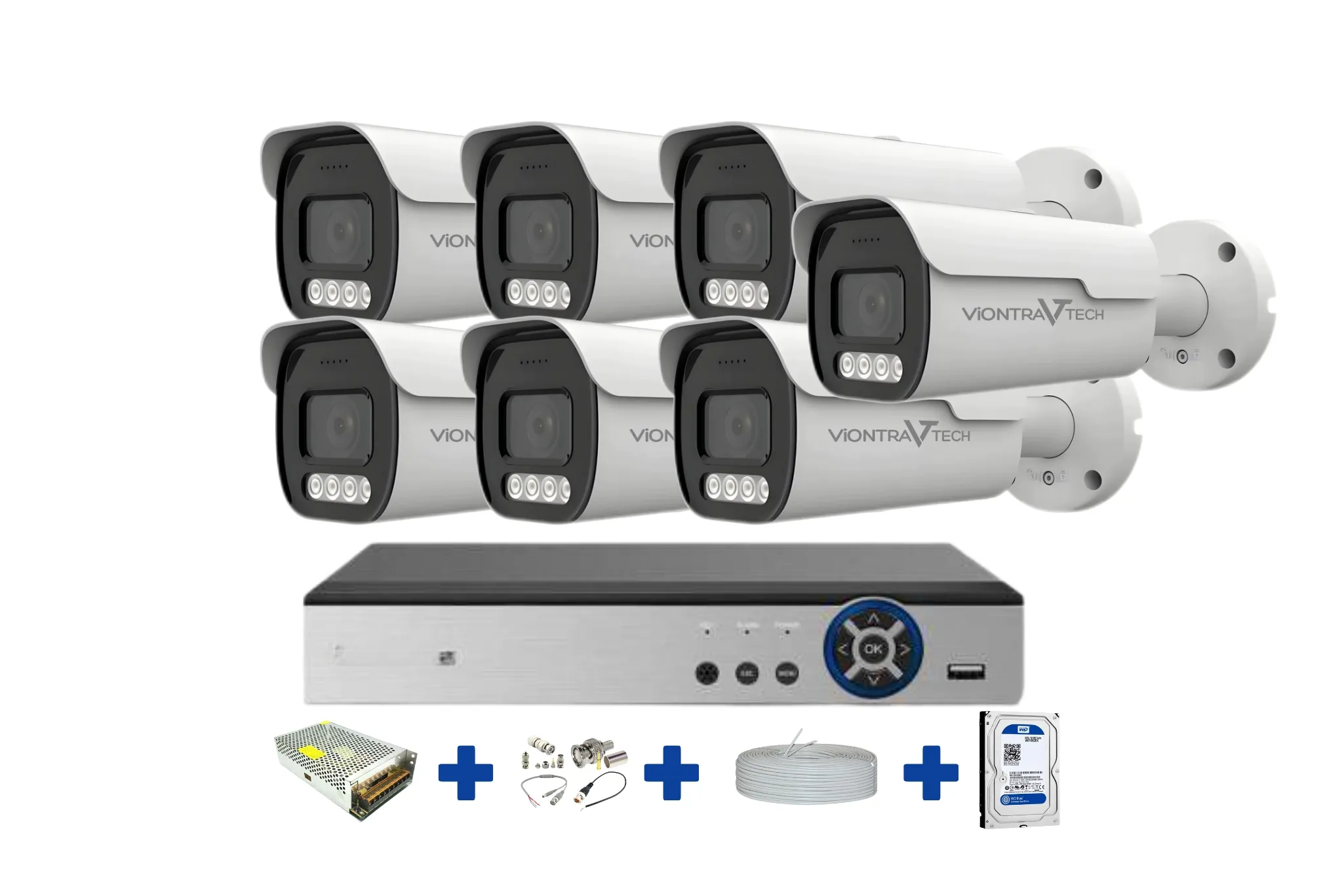 7’lı Güvenlik Kamera Seti