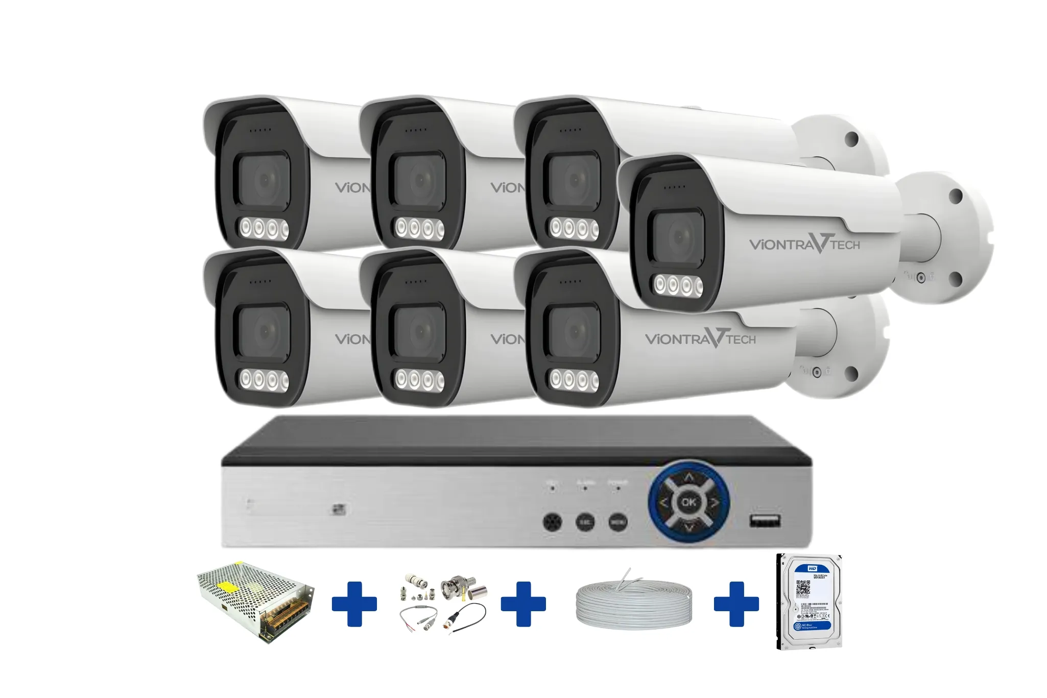 8lı Güvenlik Kamera Seti